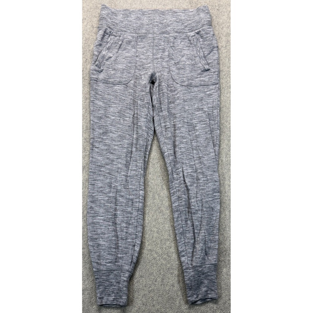 Athleta Womens Techie Jogger Sweatpants Heathered Gray Stretch Outdoor Pull-On S